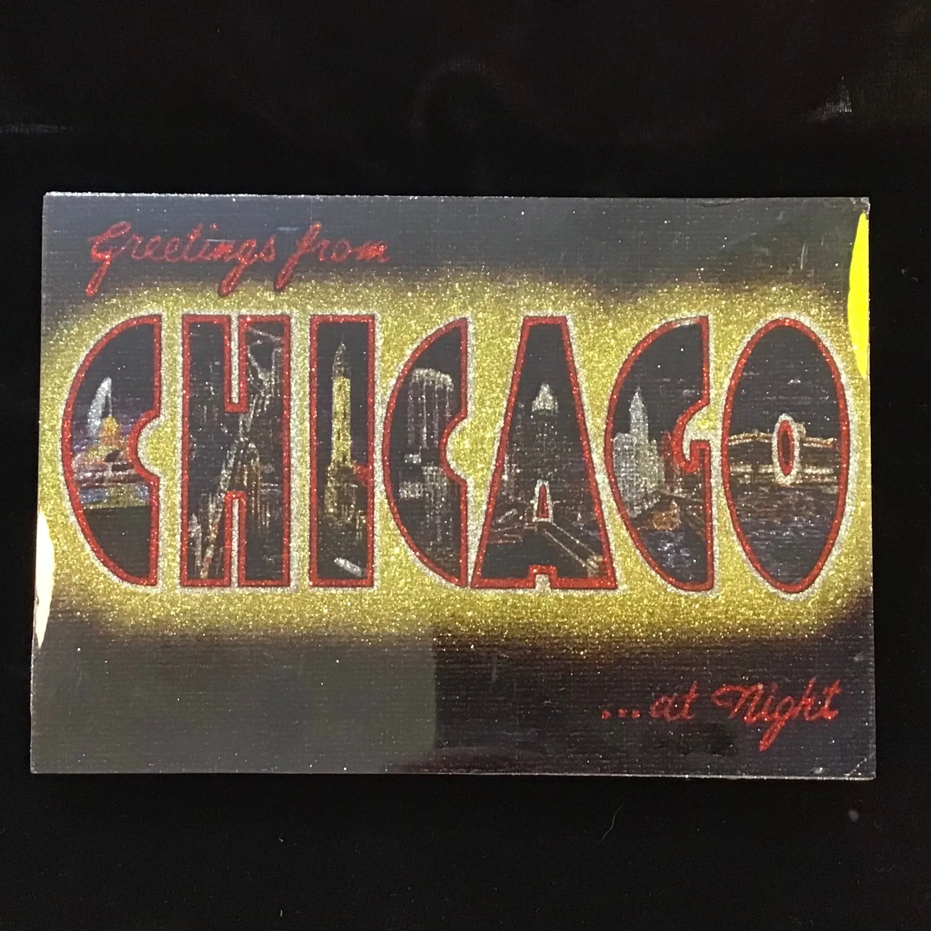 BBJ Glitter Postcard Plaques