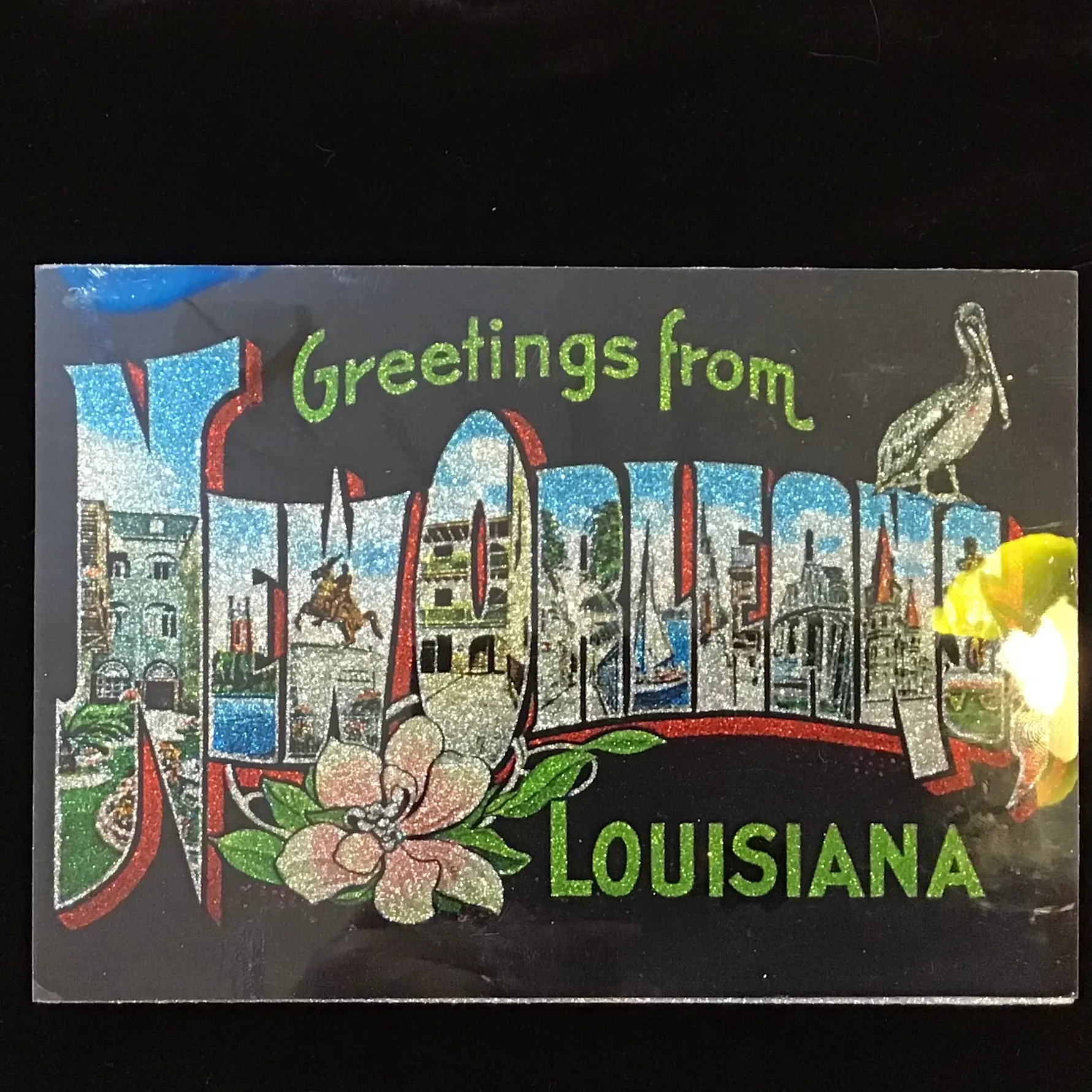 BBJ Glitter Postcard Plaques