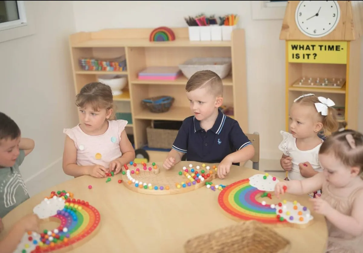 Little Pegs Rainbow Peg Boards Australian Early Educational Toys